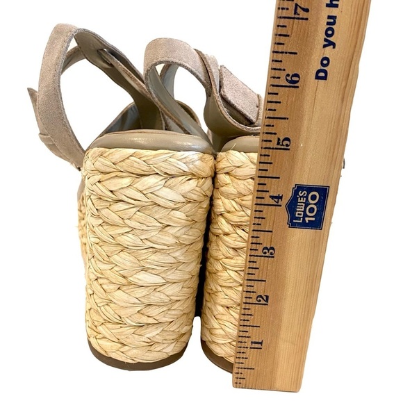 NWT — Marc Fisher Aliya Tan Espadrille Wedges, Summer or Office Casual Size 11 - Picture 11 of 11
